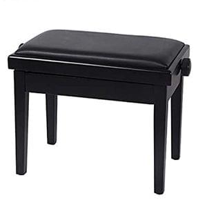 Swan7 JYC-EP Iron Frame Piano Keyboard Stool Bench Heavy Padded Cushion Deluxe Comfort 